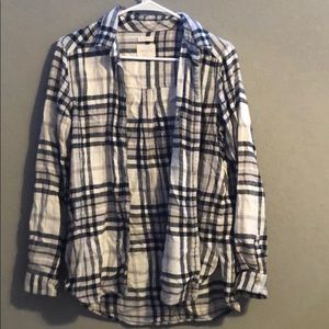 American eagle back and white soft flannel